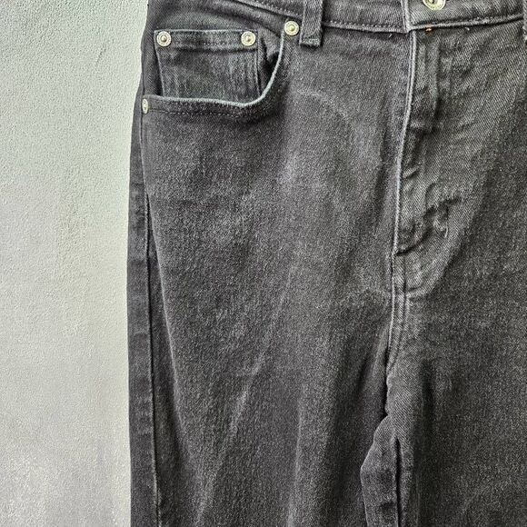 Style & Co Jeans Womens Size 6 Black Easy Care Straight Leg Fit Denim - Picture 3 of 10